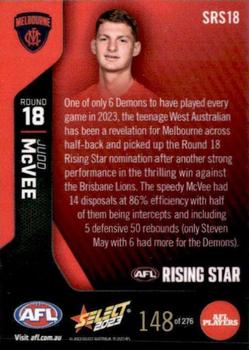 2023 Select Hilites & Rising Star AFL #SRS18 Judd McVee Back